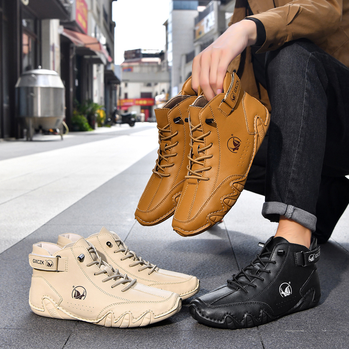 🔥70% OFF TODAY🔥 Men's Waterproof Fashion Orthopedic Shoes - Improve Posture and Get Rid of Painless Walking and Standing