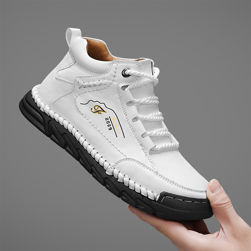 🔥Hot selling🔥Men's genuine leather waterproof non-slip outdoor casual shoes