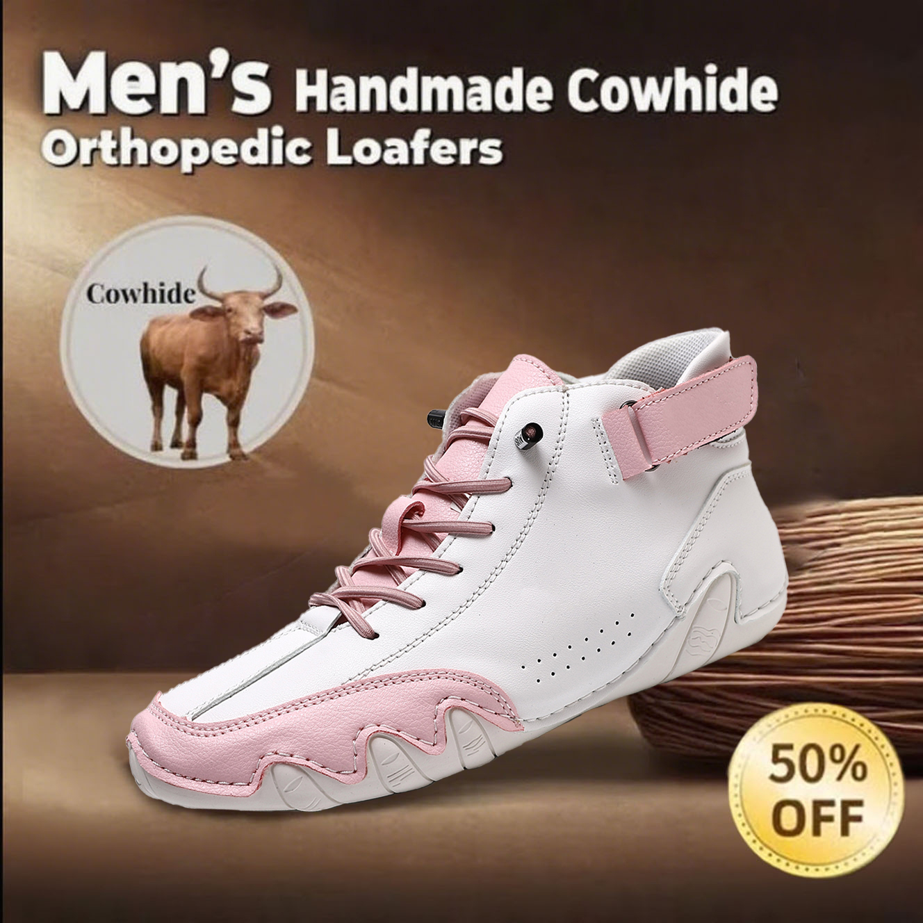 🔥Today 50% off🔥Women's Waterproof Fashion Orthopedic Shoes with Arched Foot Support