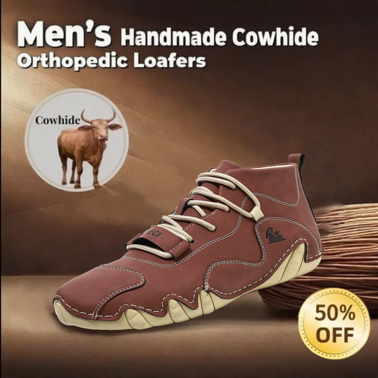 ⏰Limited Time Offer--60% OFF 🎉Unisex orthotic flat loafers to relieve foot pain