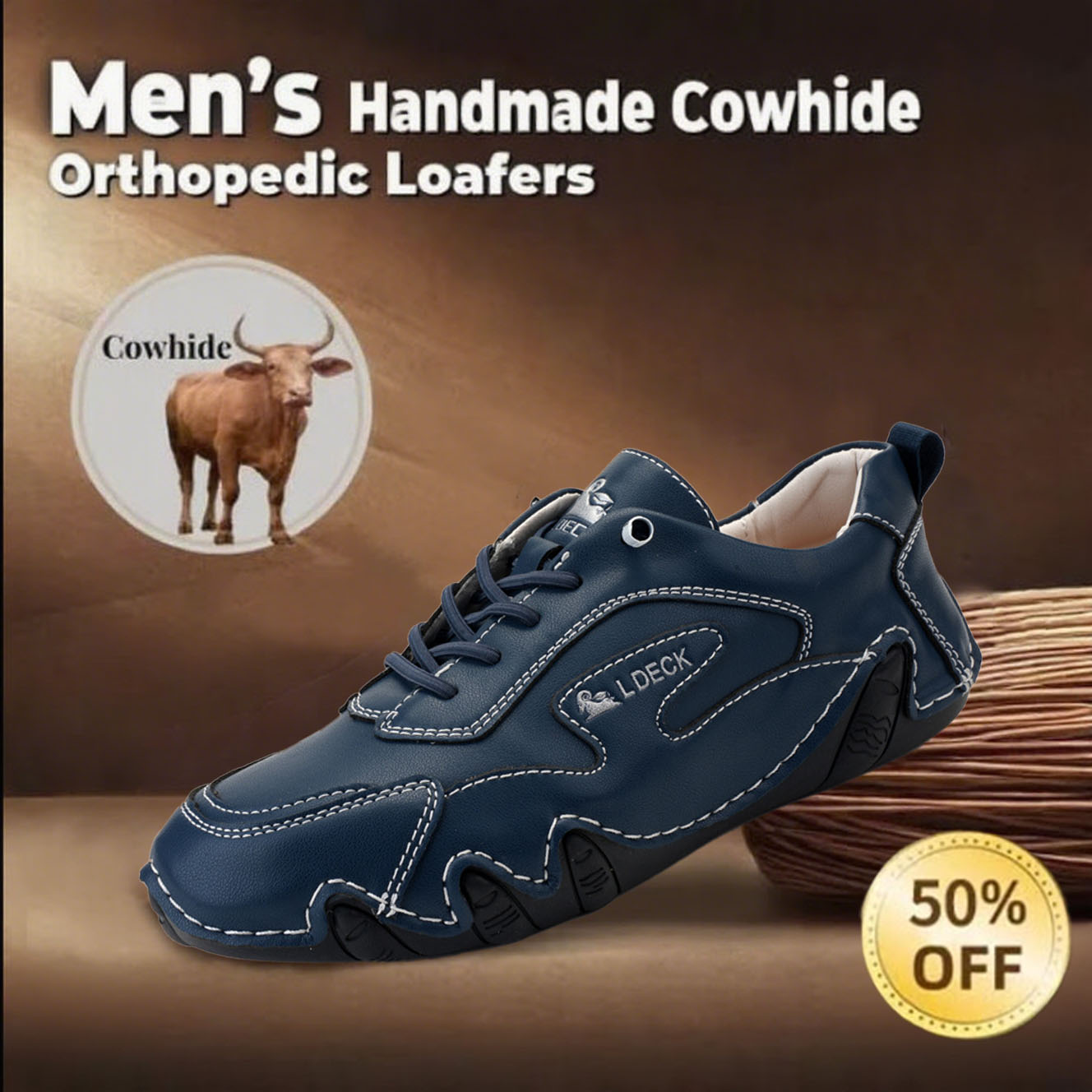 🔥New models on the market,Final week 70% off 🔥Women's Handmade Genuine Leather Orthopedic Loafers