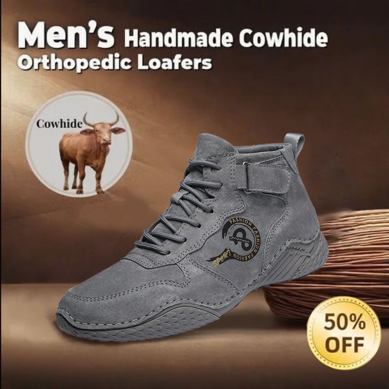 🔥Last day 70% off 🔥Men's Authentic Slip-On Orthopedic Loafers