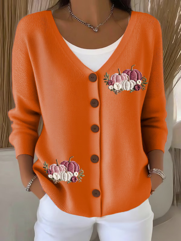 🔥49% OFF-Women's 3D Printed Retro Cashmere Cardigan