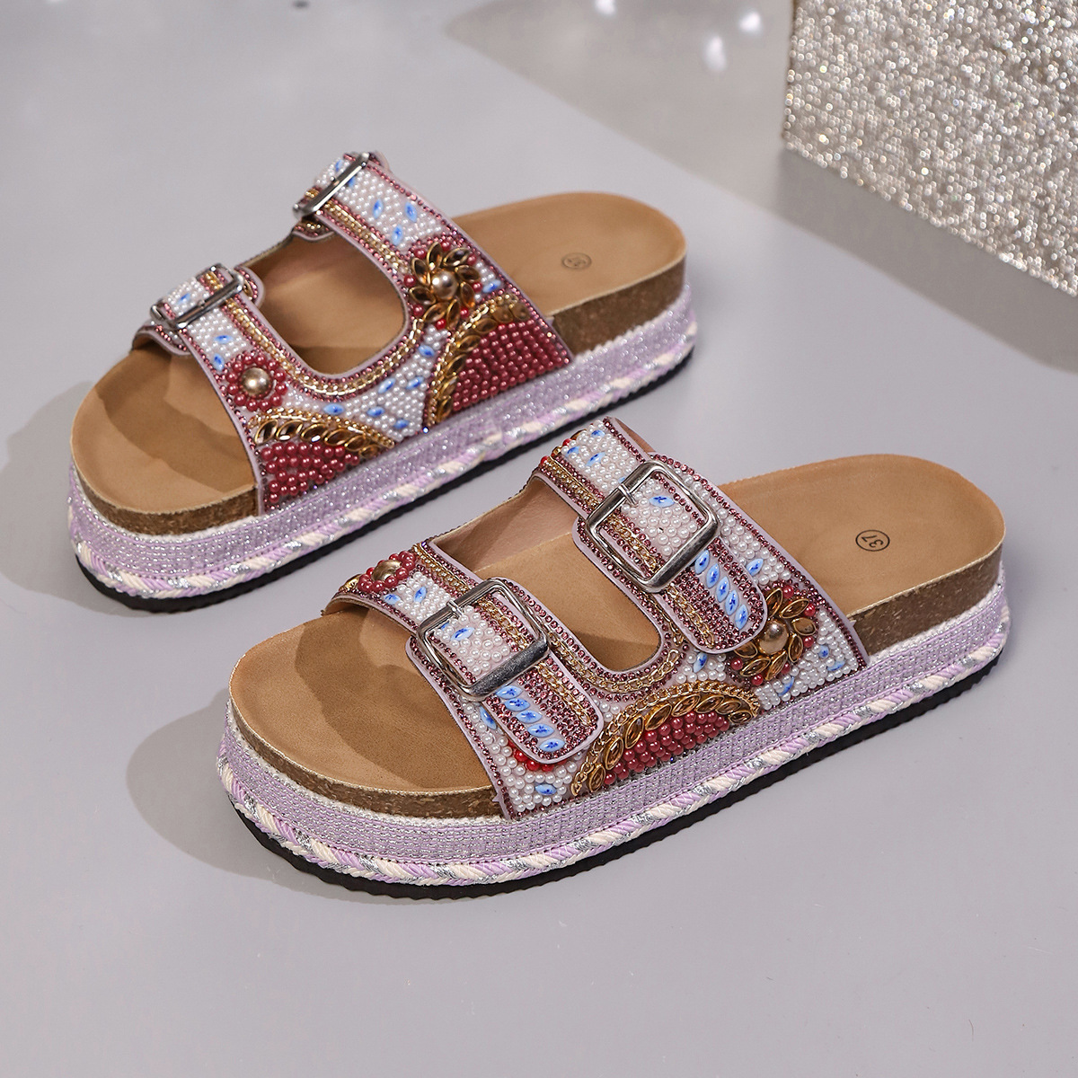 🔥🔥Newly released🔥🔥2026 Women's Summer New Arrival Orthopedic Cork Slide Sandals