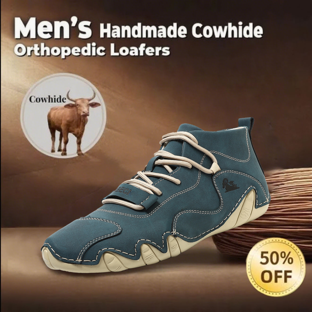 ⏰Limited Time Offer--60% OFF 🎉Unisex orthotic flat loafers to relieve foot pain