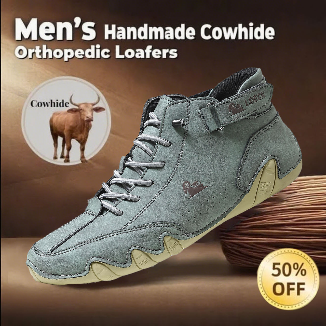 🔥Today 70% off🔥 Unisex Waterproof Fashion Orthopedic Shoes with Arched Foot Support