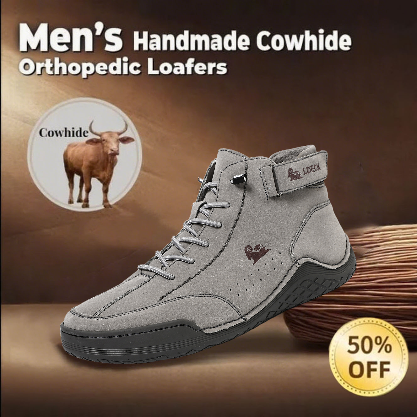 Last day 70% off 🔥 Unisex Waterproof Fashion Orthopedic Shoes with Arched Foot Support