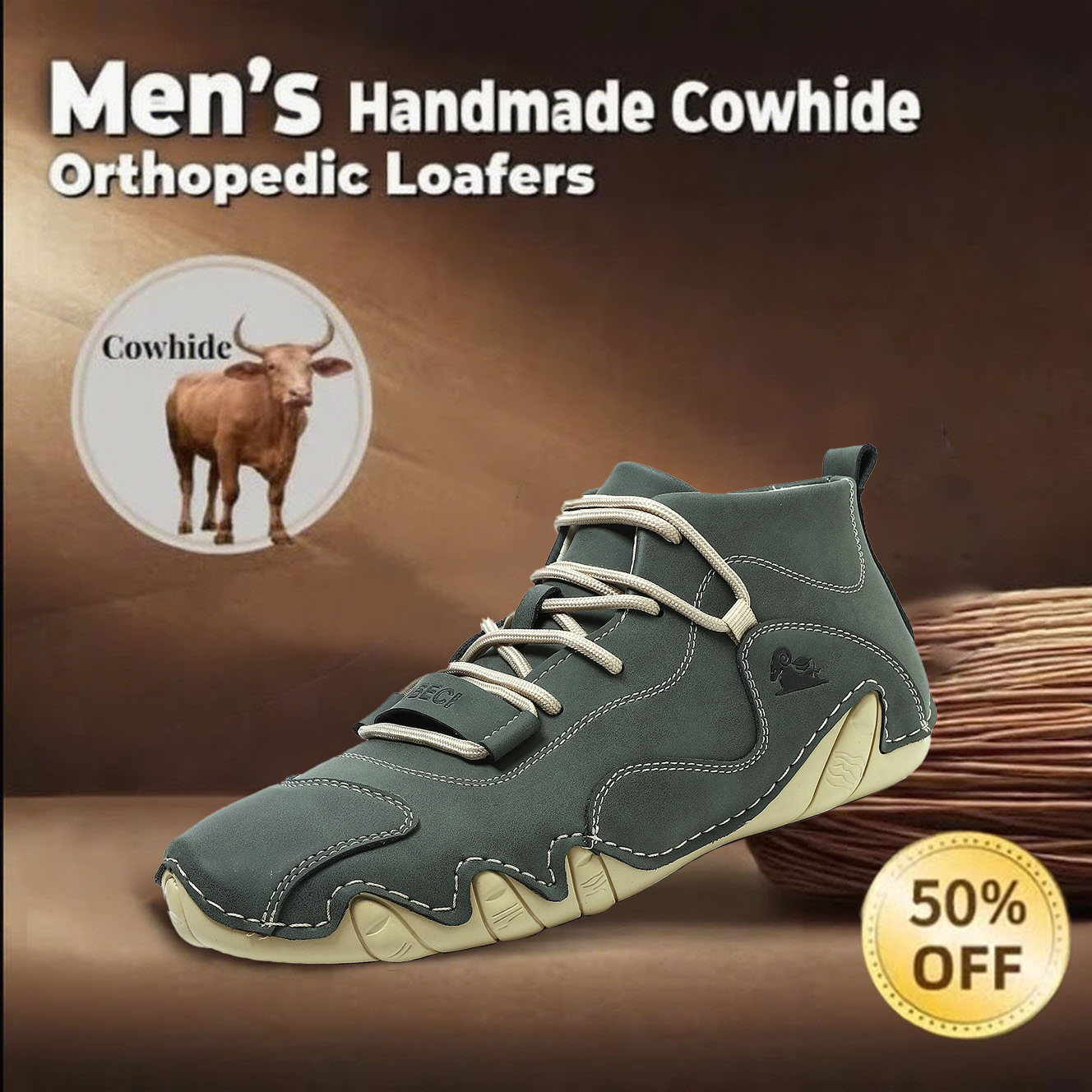 ⏰Limited Time Offer--60% OFF 🎉Unisex orthotic flat loafers to relieve foot pain