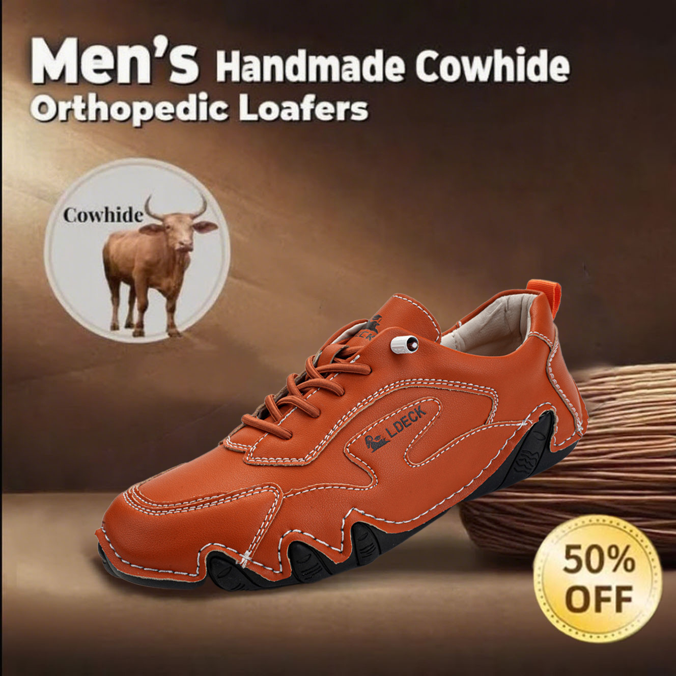 🔥New models on the market,Final week 70% off 🔥Women's Handmade Genuine Leather Orthopedic Loafers