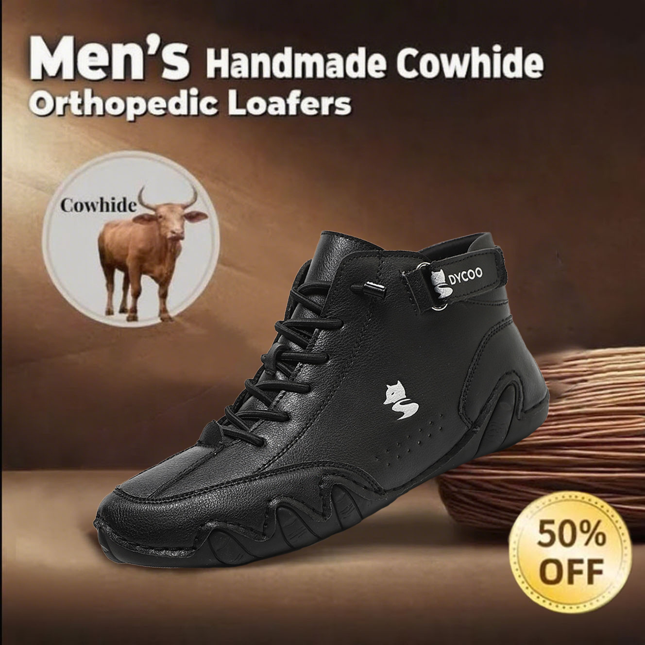 Last day 70% off 🔥Unisex genuine leather handmade orthopedic loafers