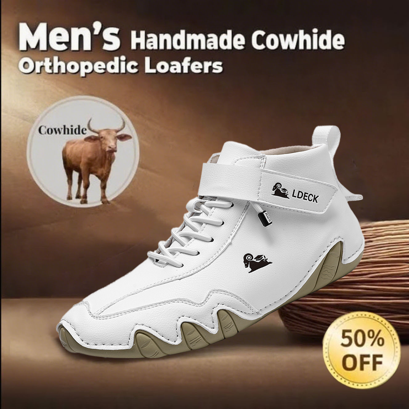 Last day 69% off 🔥⏱️sale⏱️Men's pure leather single shoes orthopedic loafers