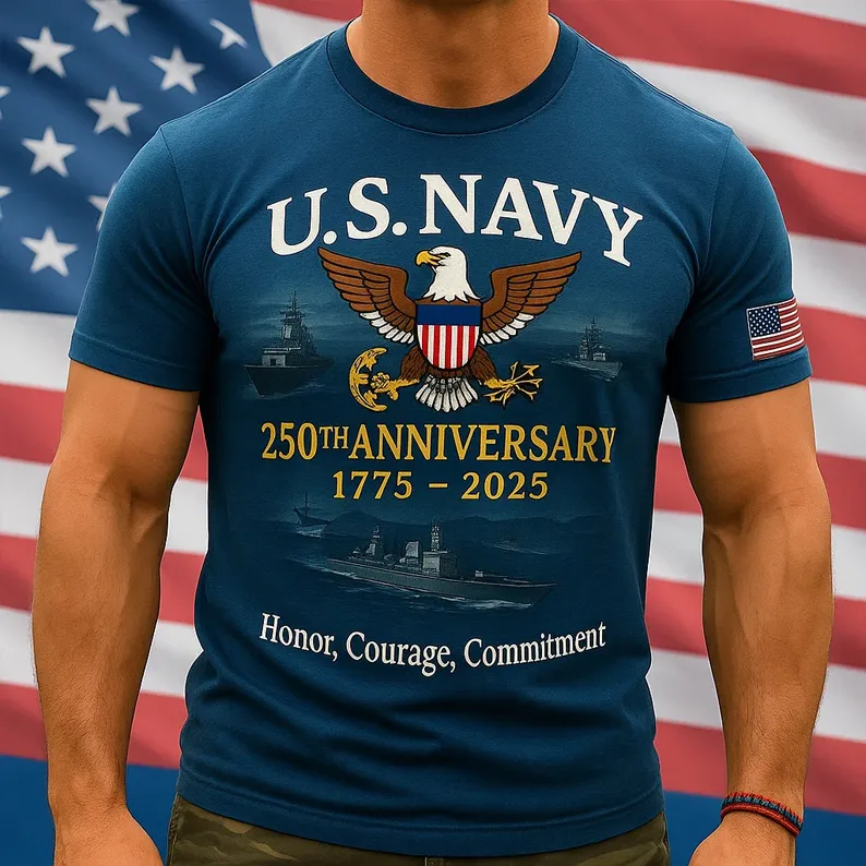 U.S. Navy 250th Anniversary T-shirt