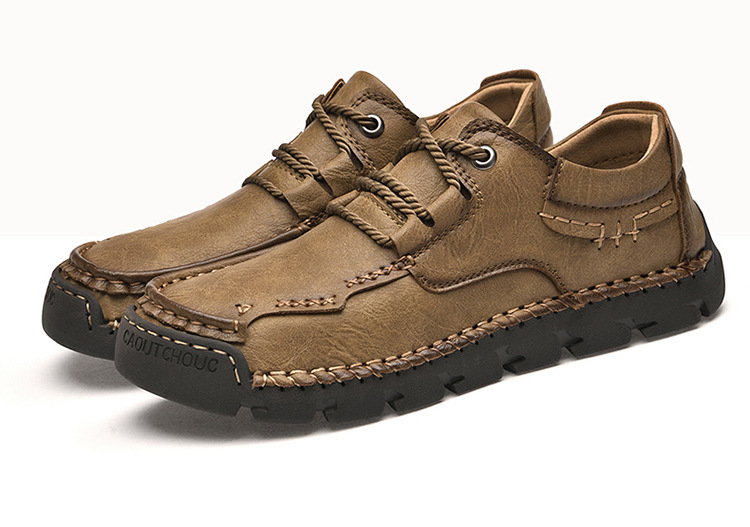 🔥Hot-selling recommendations🔥⏰ The lowest discount in history 50% off-Men's new handmade genuine leather orthopedic shoes with arch support