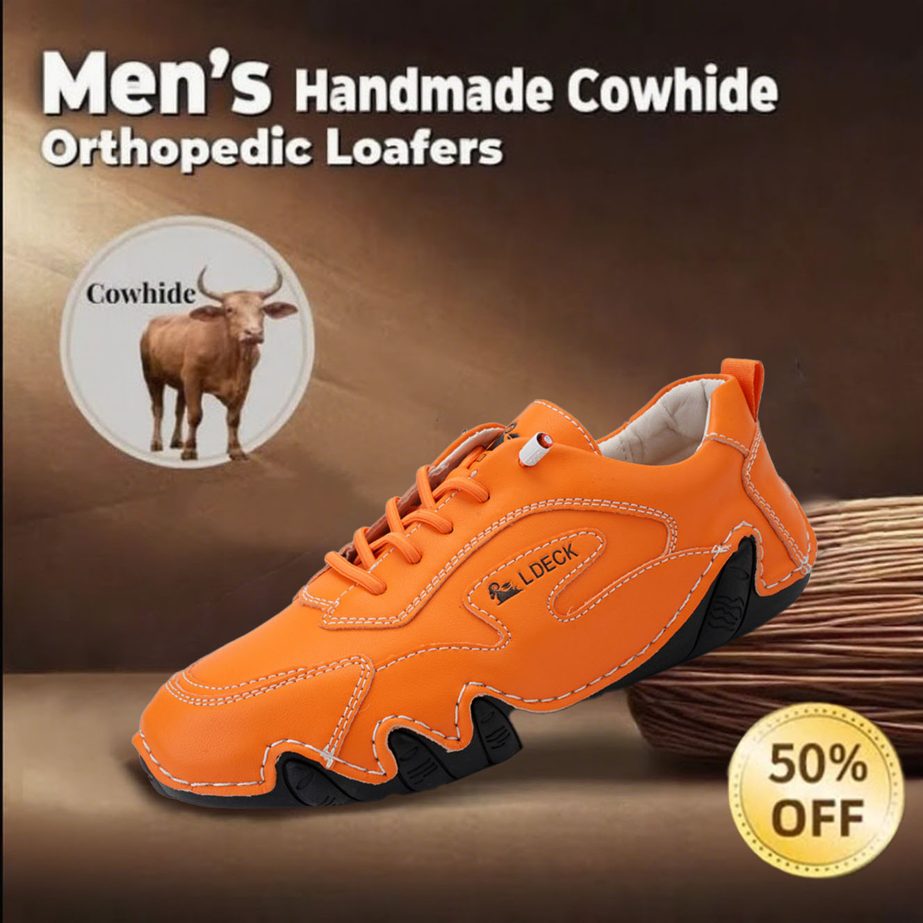 🔥New models on the market,Final week 70% off 🔥Women's Handmade Genuine Leather Orthopedic Loafers