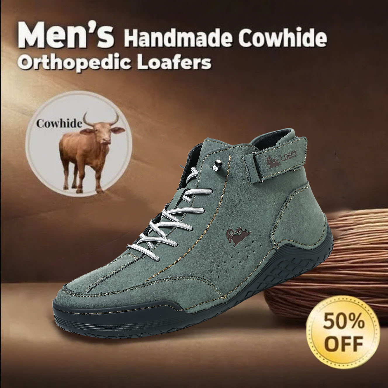 Last day 70% off 🔥 Unisex Waterproof Fashion Orthopedic Shoes with Arched Foot Support