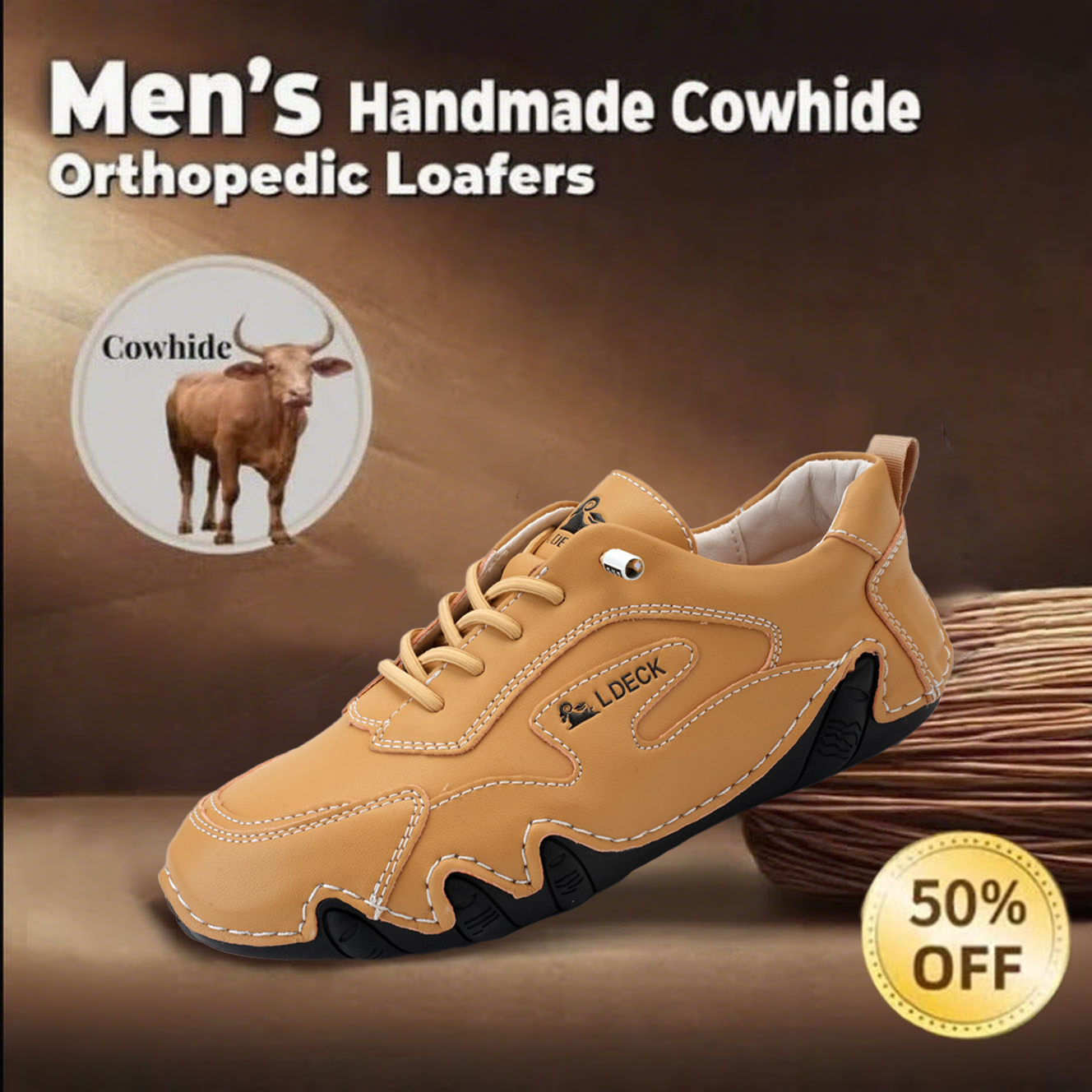 🔥New models on the market,Final week 70% off 🔥Women's Handmade Genuine Leather Orthopedic Loafers