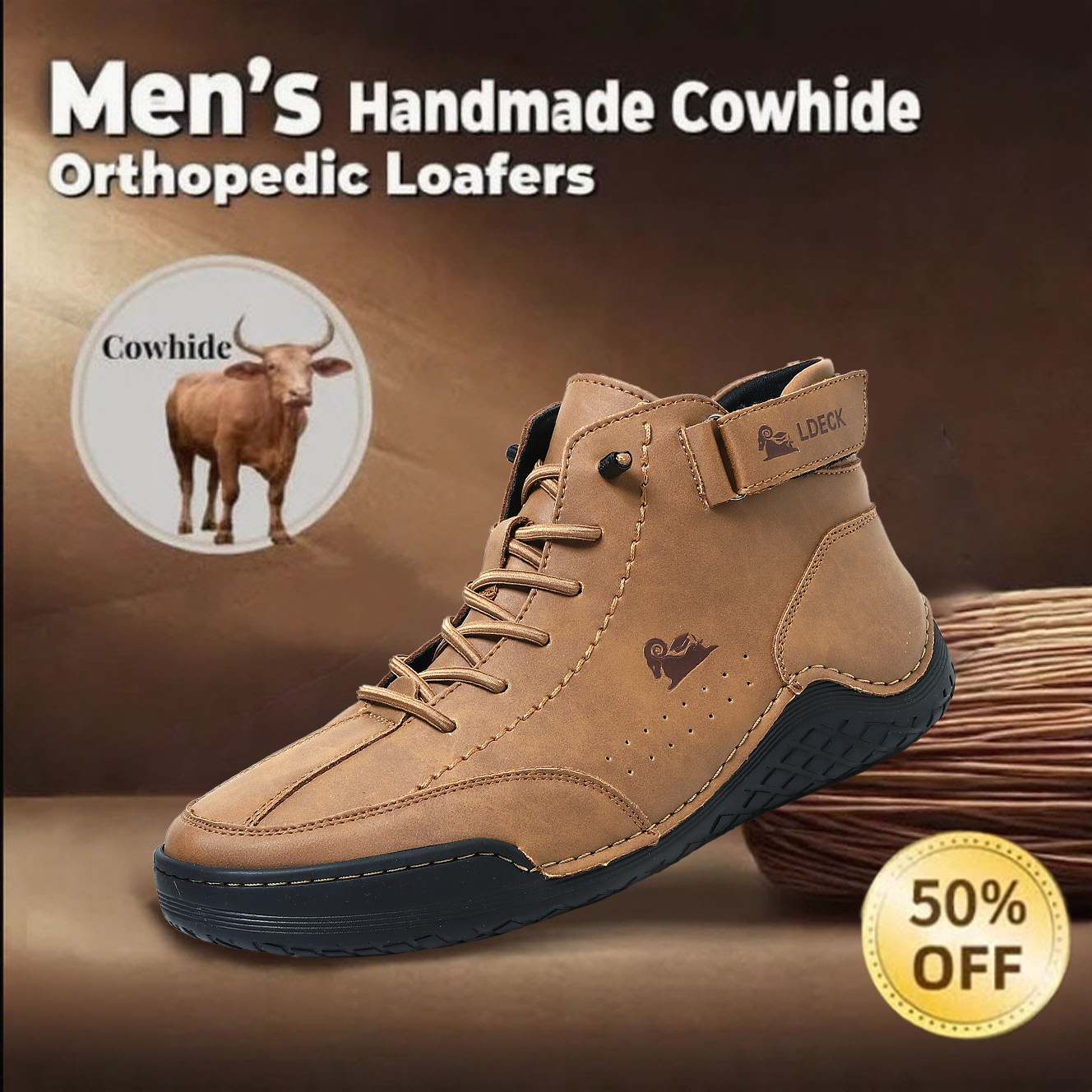 Last day 70% off 🔥 Unisex Waterproof Fashion Orthopedic Shoes with Arched Foot Support