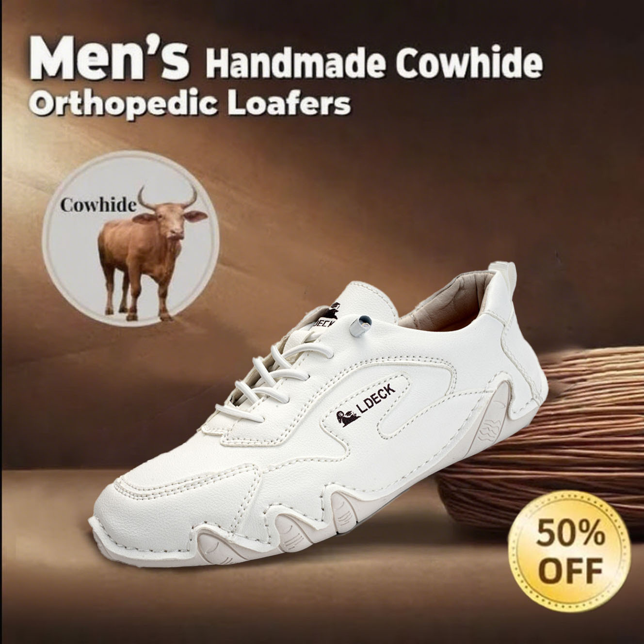 🔥New models on the market,Final week 70% off 🔥Women's Handmade Genuine Leather Orthopedic Loafers