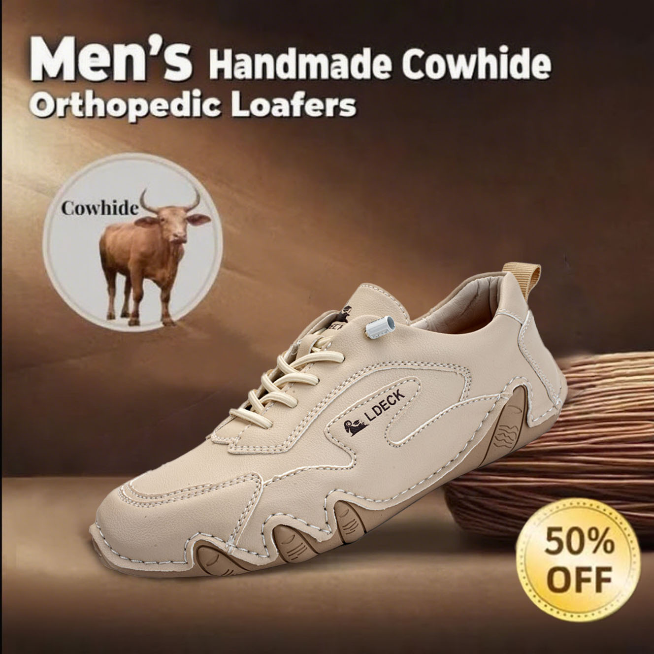 🔥New models on the market,Final week 70% off 🔥Women's Handmade Genuine Leather Orthopedic Loafers