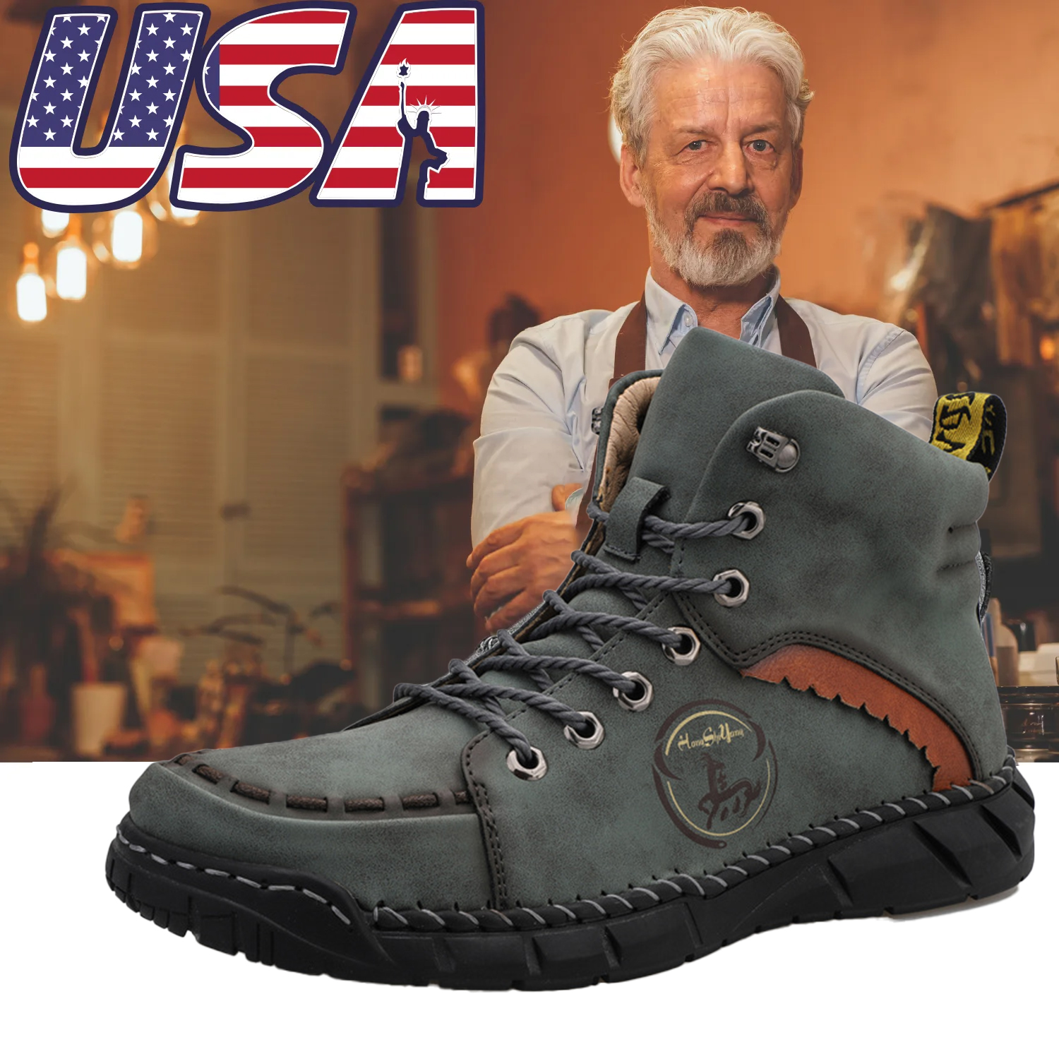 ⏰Last Day! 60% OFF 🔥Men's handmade orthopedic British style men's shoes