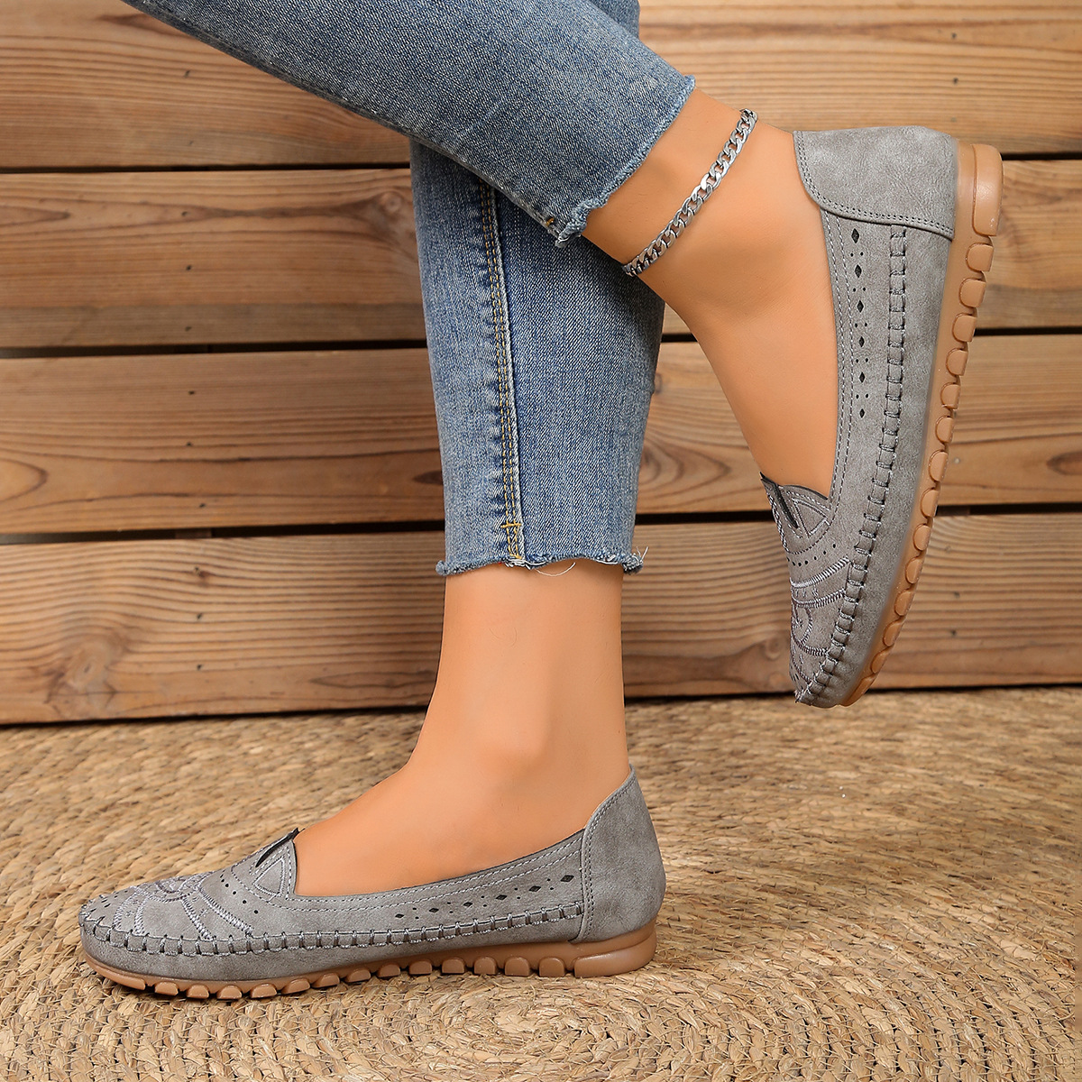 🔥Best Seller-Last Day Sale 60% OFF🔥Women's Lightweight, breathable orthopedic leather shoes