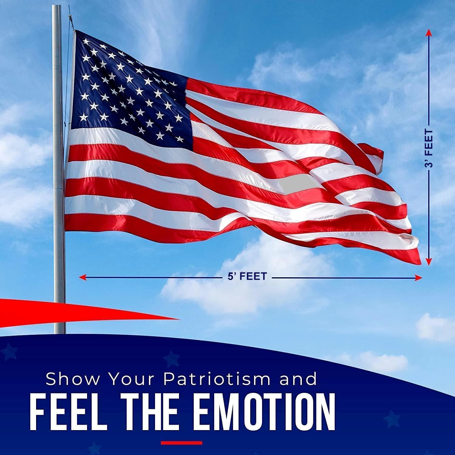 🔥2026 Best Embroidered Stars American Flags