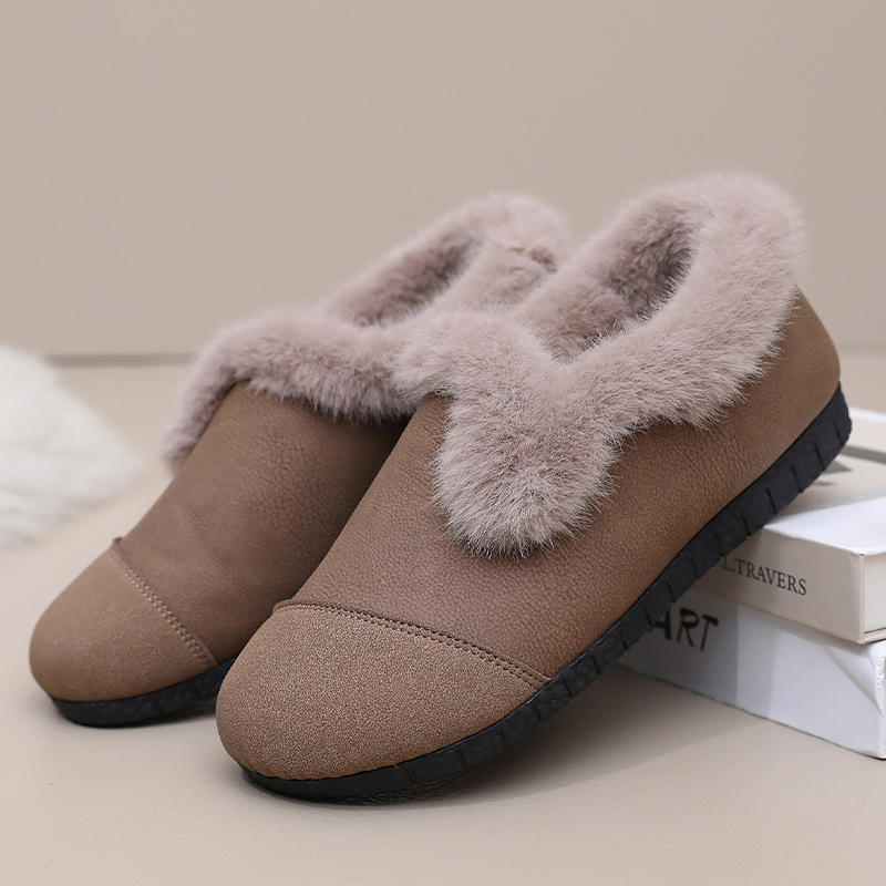 Easy Wear Winter Shoes for Women – Fleece Lined, Warm & Supportive