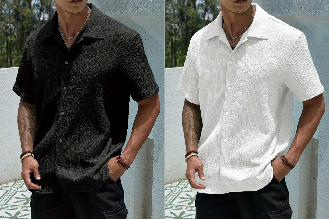 Men's short-sleeved fashionable shirts | Show men's elegance