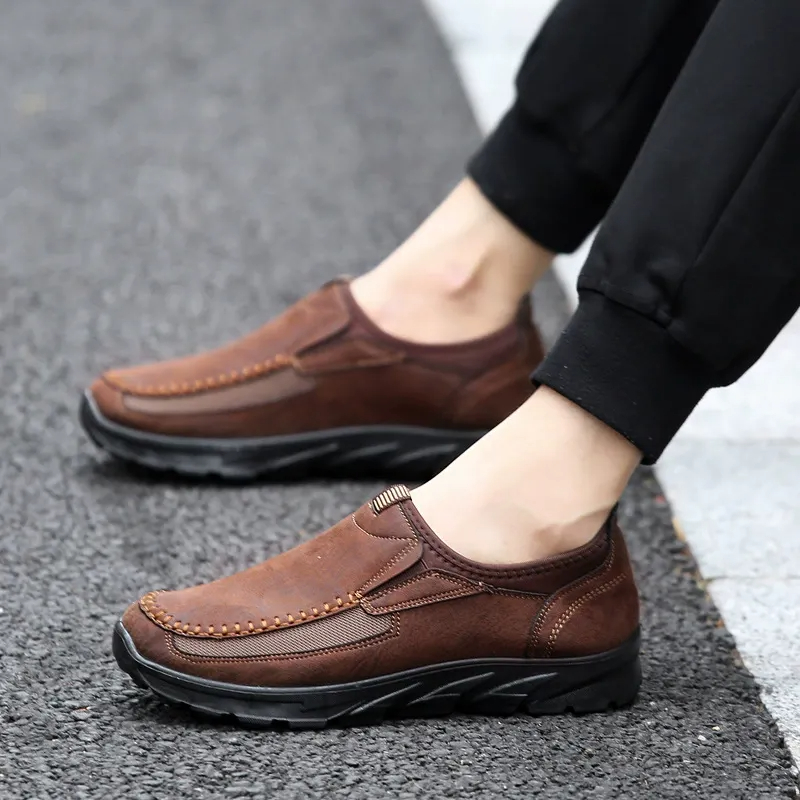 ⏰ 70% off - 2025 Newest Men's casual loafers-Full-grain cowhide