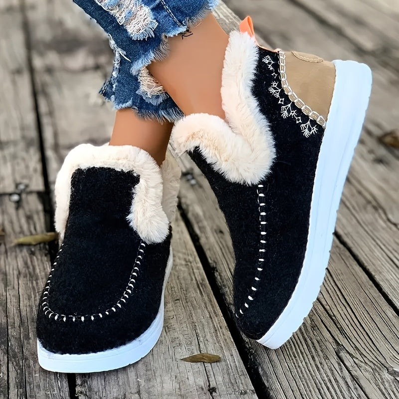 🔥Christmas Day Sale OFF🔥 - Kickly Orthopedic Fleece Slip-On Boots