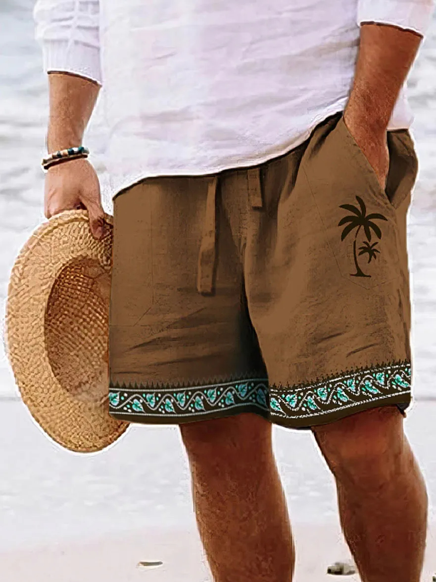 🔥HOT SALE🎁--60% OFF 🎉HAWAIIAN MEN'S COCONUT PRINT SHORTS