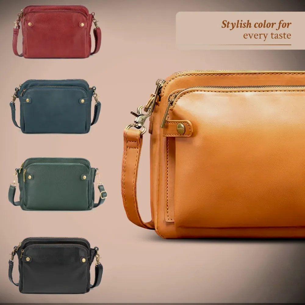 Women's Calfskin Leather Shoulder Bag
