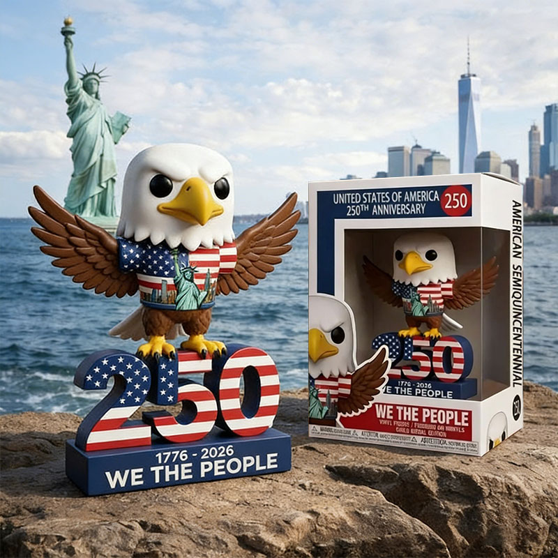 🦅 USA 250th Anniversary Bald Eagle Figurine – Patriotic Collectible 🇺🇸✨
