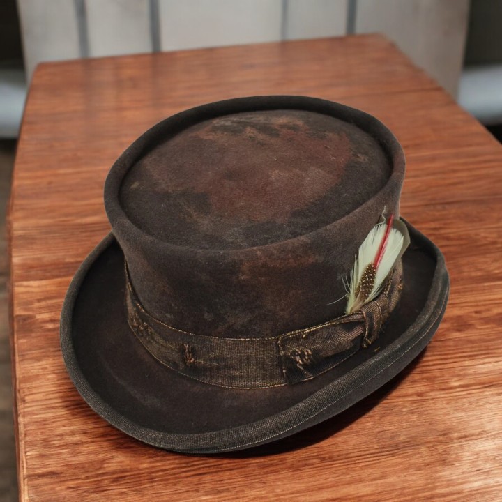 Vintage Western Desert Top Hat