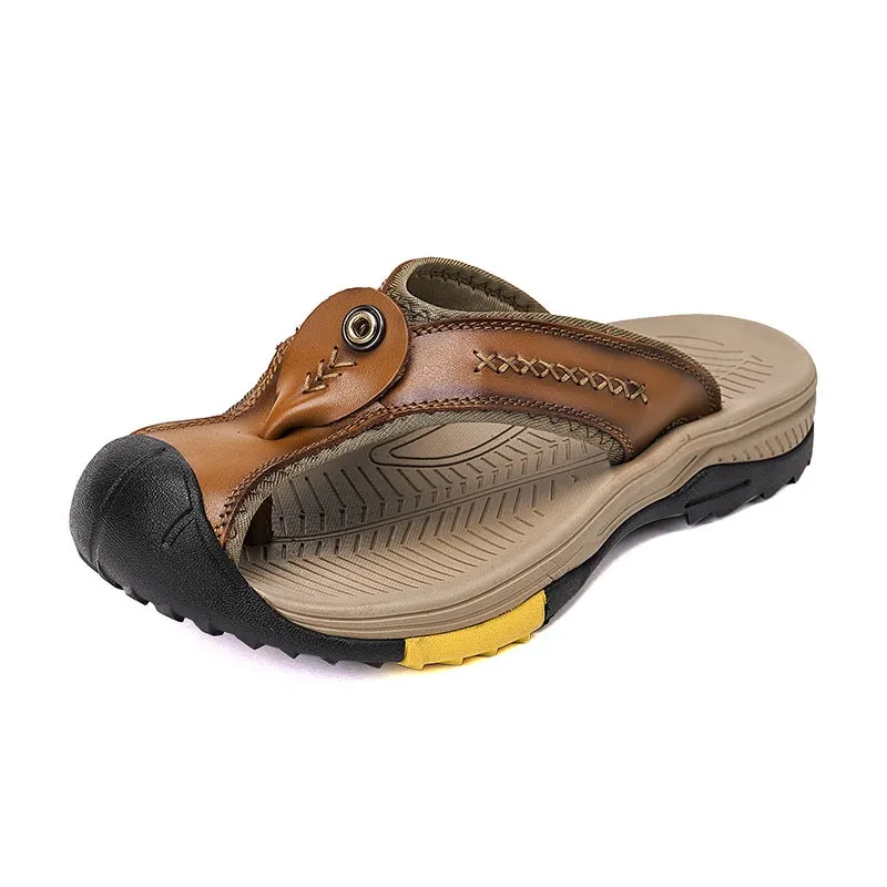 ⏰Promotion - 50% OFF🔥Men's Mens Handmade Cowhide Outdoor Orthopedic Sandals