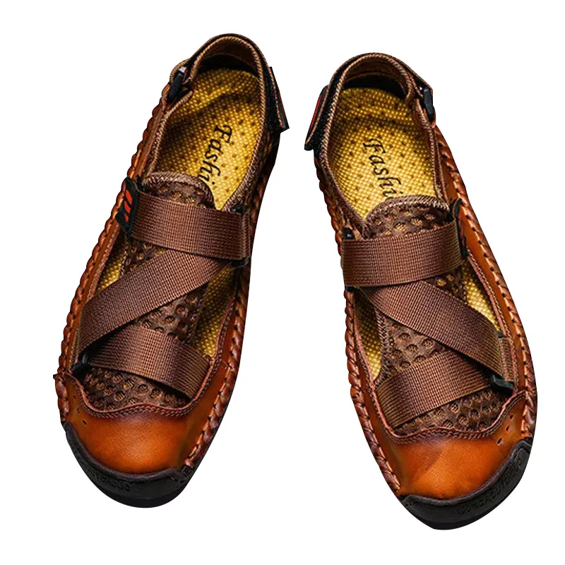 🔥HOT SALE🎁--60% OFF 🎉Men's Casual Beach Breathable Plus Size Sandals