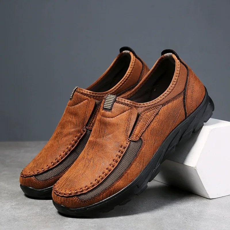 ⏰ 70% off - 2025 Newest Men's casual loafers-Full-grain cowhide