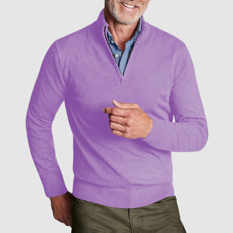 Men's New Cashmere Collar Pullover Shirt