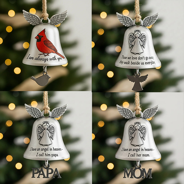 👼🔔Angel Wings Memorial Bell