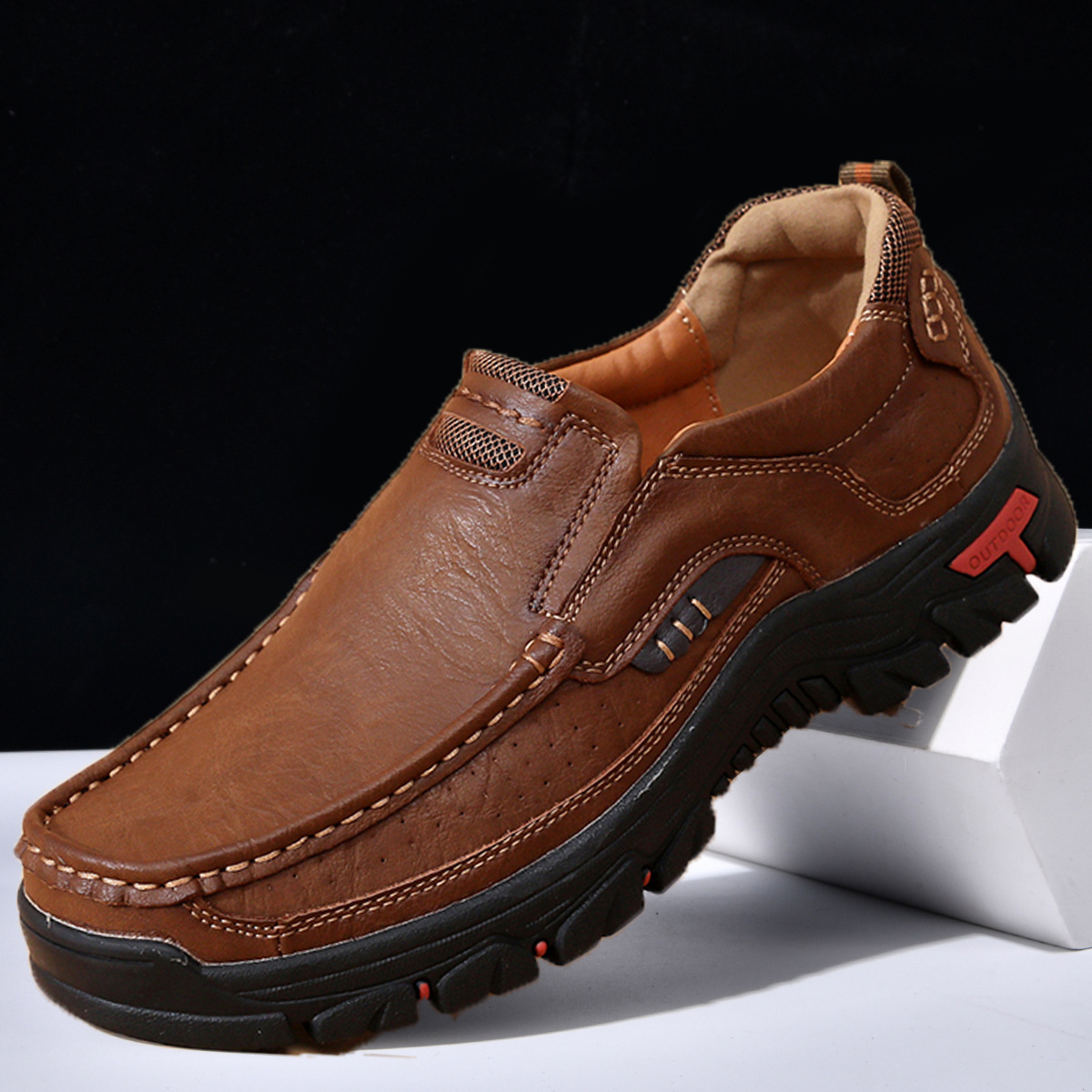 Last Day 50% OFF🔥Men's genuine leather outdoor soft-soled hiking shoes