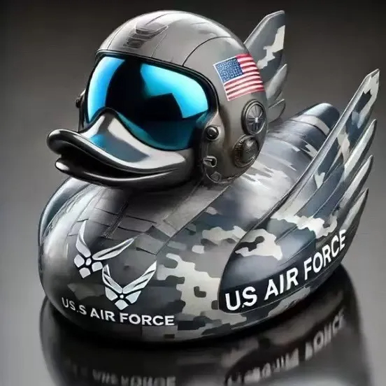 🦆 Veteran Memorial Duck, a unique and interesting decorative item.