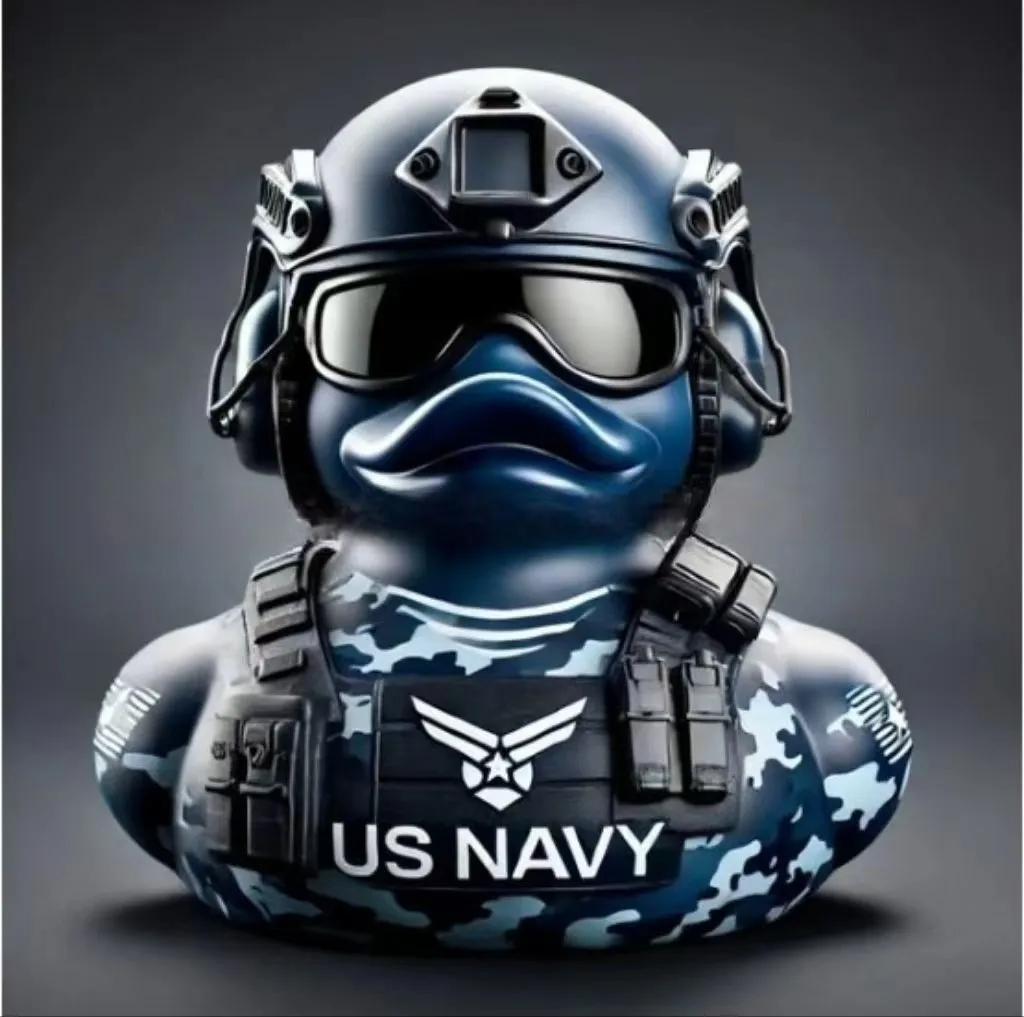 🦆 Veteran Memorial Duck, a unique and interesting decorative item.