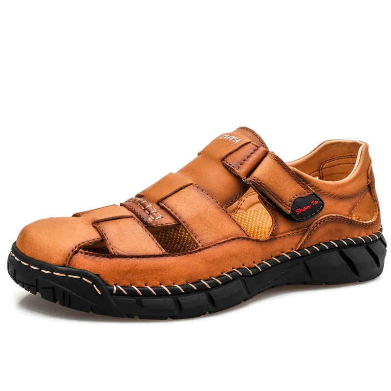 ⏰Promotion - 50% OFF🔥 Summer Mens Genuine Leather Sandals