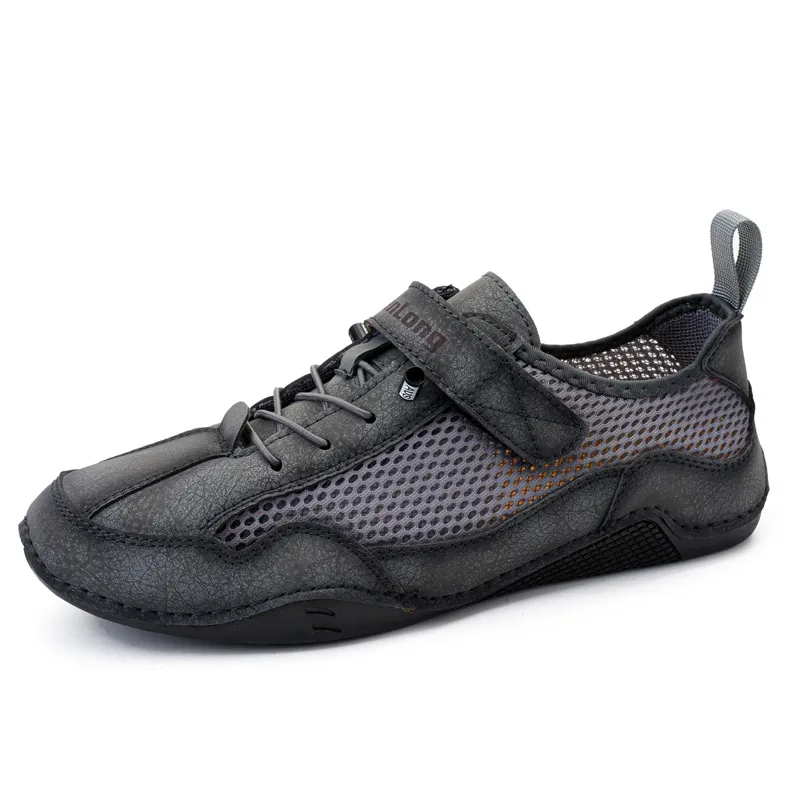 ⏰Promotion - 50% OFF🔥Men's Breathable Leather Orthopedic Shoes – Hand-Stitched, Non-Slip