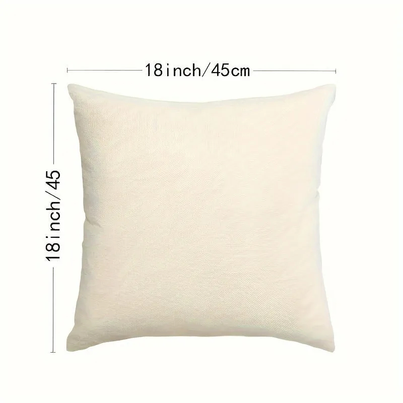 Set of 4 Pumpkin Pillow Covers for Halloween Fall Decor, Machine Washable