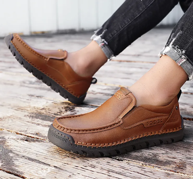 ⏰ 50% off - 2026 Newest Men's Orthopedic Leather Loafers