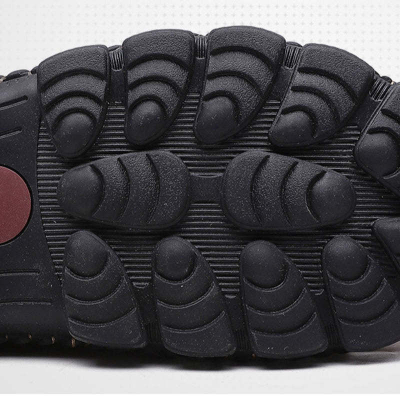 Men's Handcrafted Cowhide Leather Orthopedic Waterproof Ankle Boots