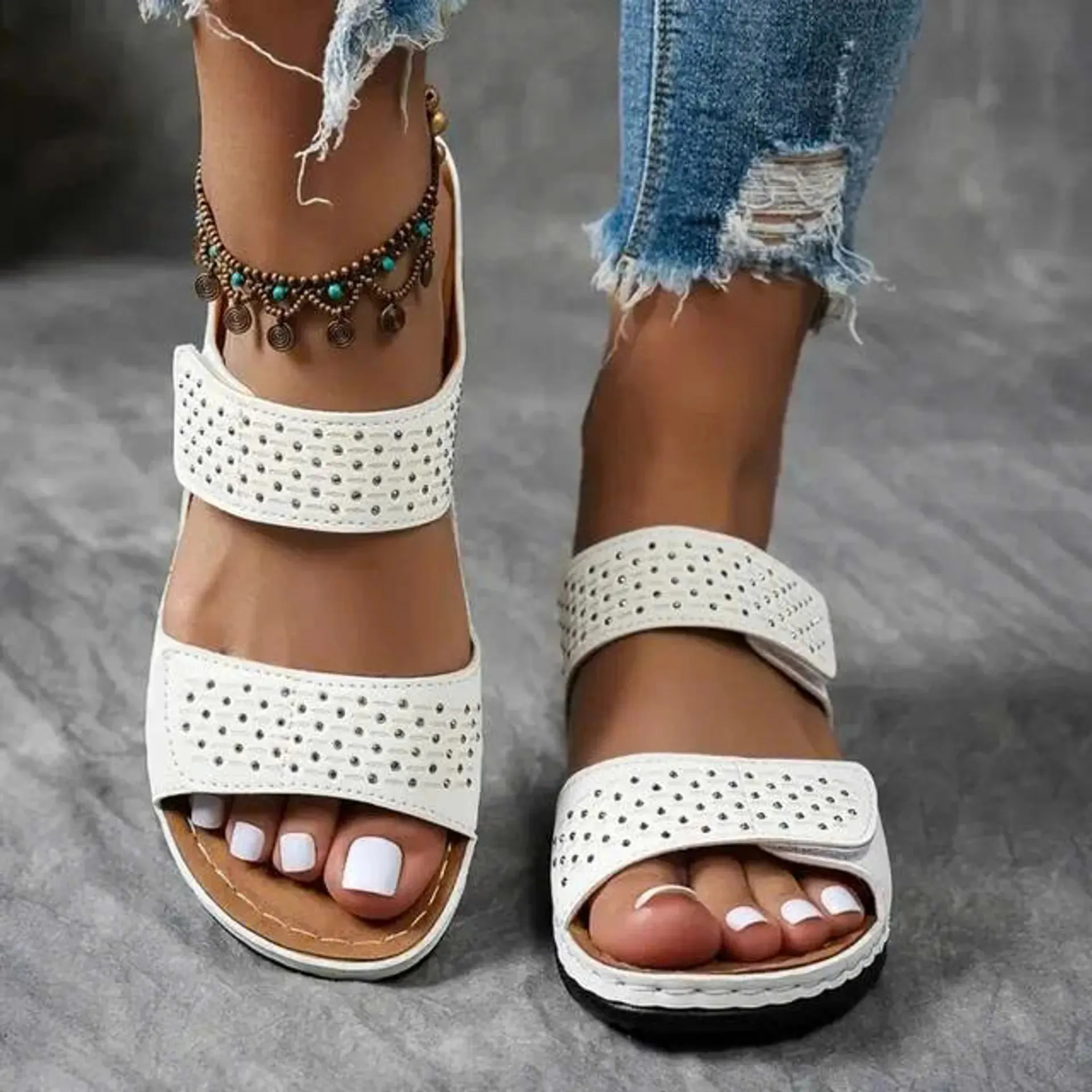 🔥LAST CHANCE DEAL – 70% OFF🔥 | LIGHTWEIGHT WEDGE SANDALS WITH SOFT CUSHIONING AND ARCH SUPPORT FOR WOMEN!
