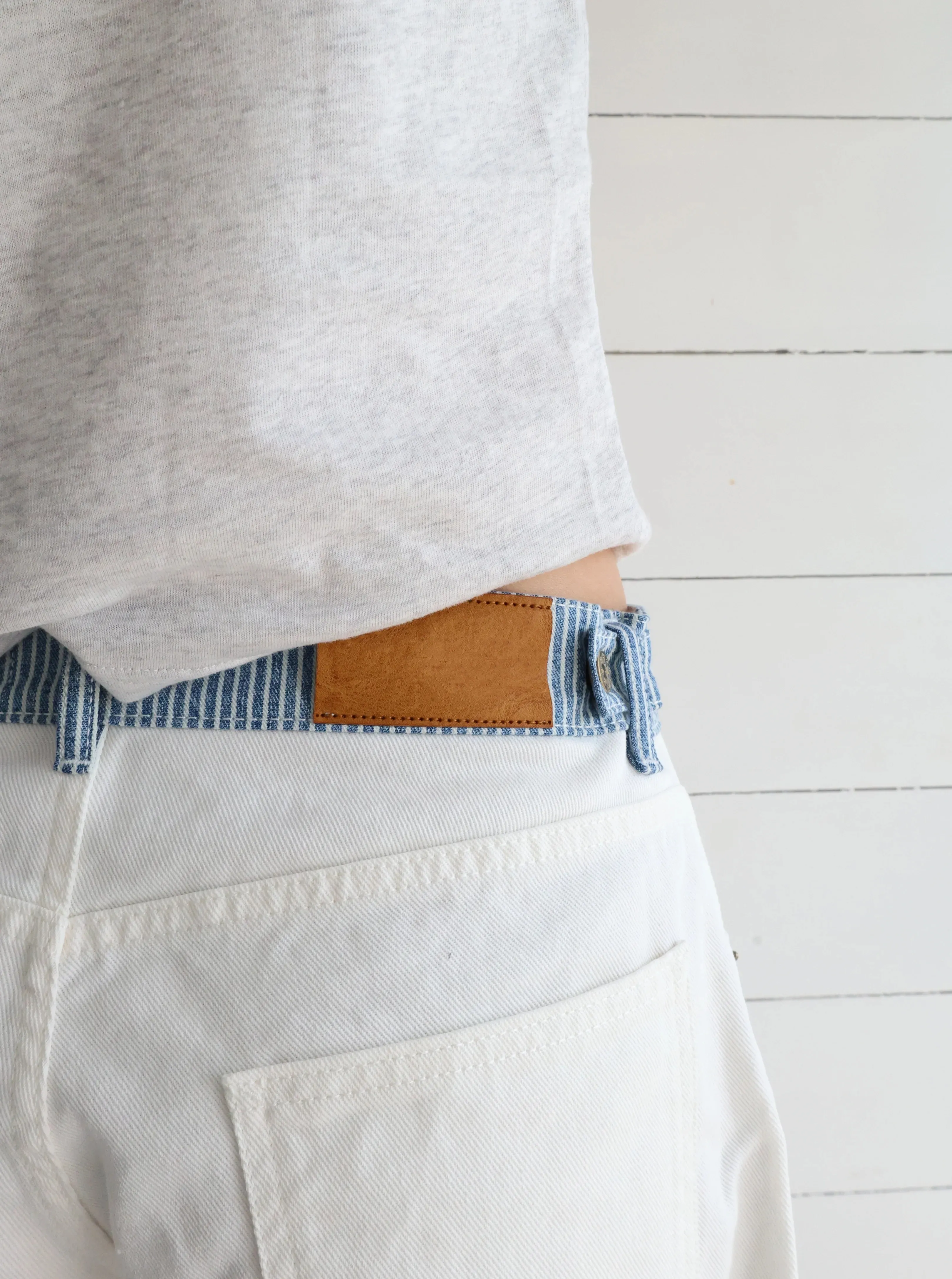 Color-block patchwork adjustable casual jeans (Buy 2 Free Shipping)