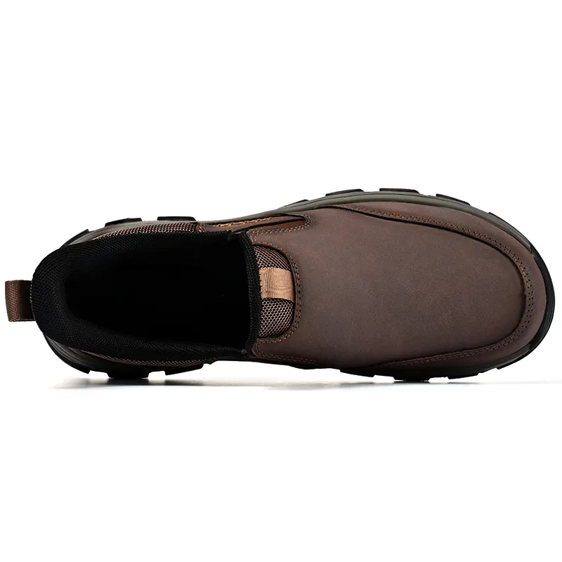 ⏰Promotion 60% OFF - 2025 New Men's Orthopedic Hands-Free Genuine Leather Slip On Loafers